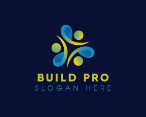 Support - Social Organization People logo design