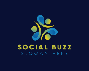 Social Organization People logo design