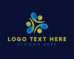 Social - Social Organization People logo design