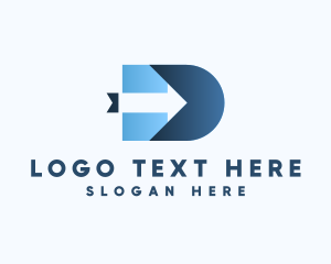 Marketing - Arrow Forwarding Letter D logo design