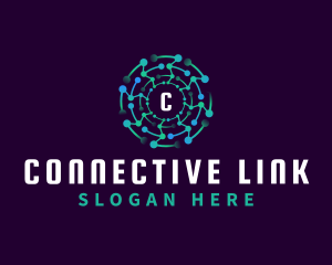 Network - Link Internet Network logo design