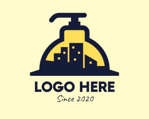 Hygienic - City Building Sanitizer logo design