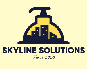 City Building Sanitizer logo design