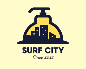 City Building Sanitizer logo design