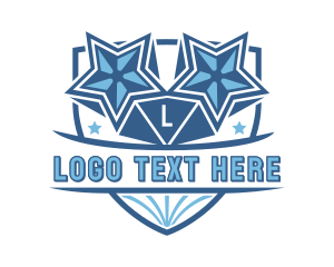 Cheer - Cheering Stars Cheerleading logo design
