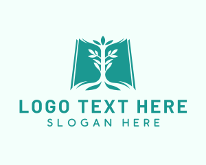 Author - Publishing Tree Book logo design
