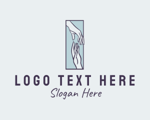 Caregiver - Helping Hand Charity logo design