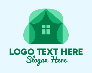 Sustainable Energy - Eco Leaf House logo design