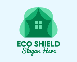 Eco Leaf House  logo design