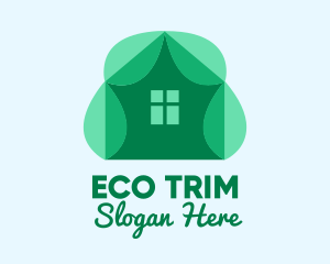 Eco Leaf House  logo design