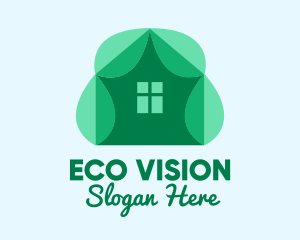 Eco Leaf House  logo design