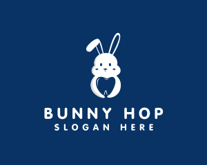 Bunny Rabbit Dental  logo design