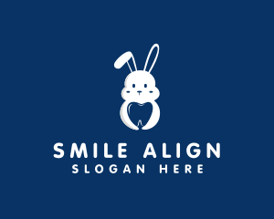 Orthodontic - Bunny Rabbit Dental logo design
