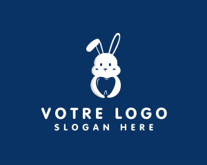 Oral Care - Bunny Rabbit Dental logo design