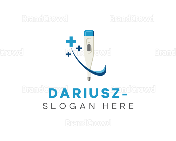 Medical Digital Thermometer Logo