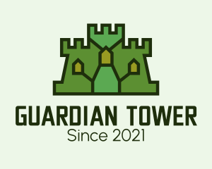 Medieval Castle Structure logo design