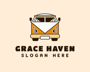 Automobile Hippie Van Logo