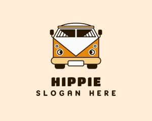Automobile Hippie Van logo design