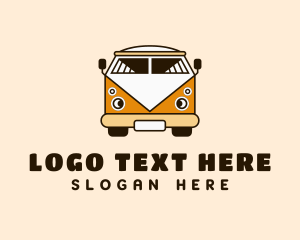 Vintage - Vintage Hippie Van logo design