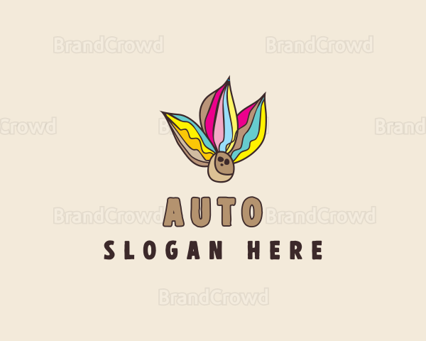 Natural Coconut Leaves Logo