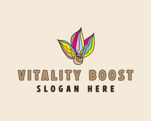 Vitality - Natural Coconut Leaves logo design