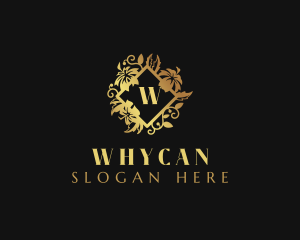 Stylish Floral Salon Logo