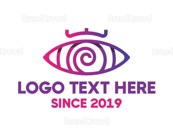 Hypnotic Eye Optometrist Logo