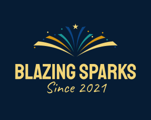 Colorful Fireworks Celebration logo design