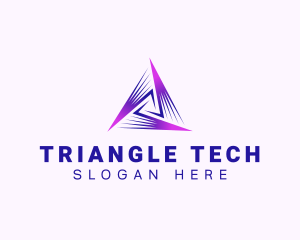 Professional Enterprise Triangle logo design