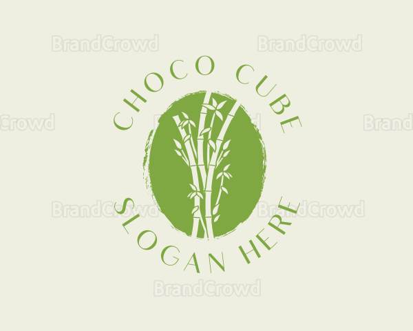 Environmental Bamboo Tree Logo