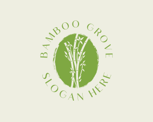 Bamboo - Environmental Bamboo Tree logo design