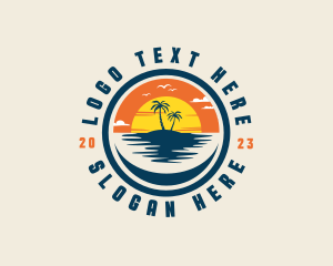 Summer Sunset Tourism Logo