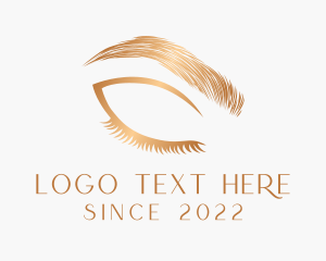 Eyelashes - Beautiful Eyelashes Cosmetic logo design