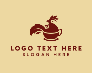 Chicken - Morning Rooster Coffee logo design