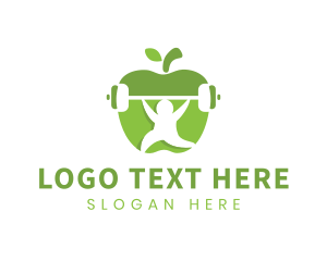 Physical - Apple Barbell Fitness logo design