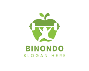 Trainer - Apple Barbell Fitness logo design