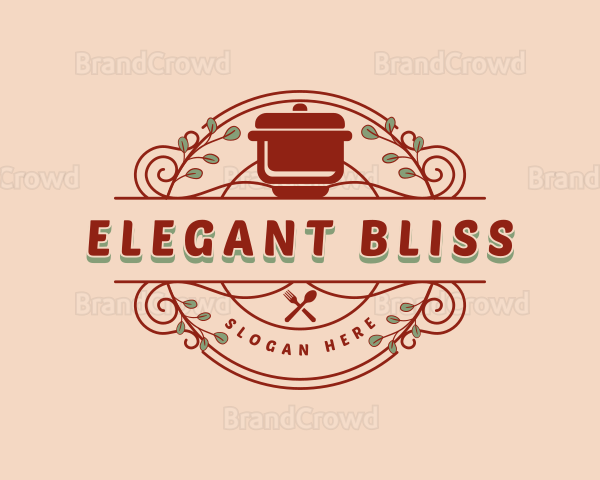 Kitchenware Pot Bistro Logo