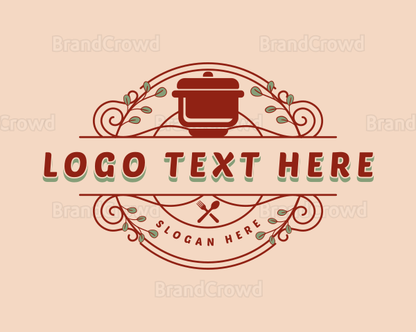 Kitchenware Pot Bistro Logo