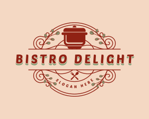 Kitchenware Pot Bistro logo design