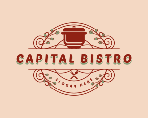 Kitchenware Pot Bistro logo design