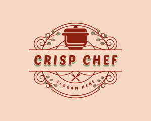 Kitchenware Pot Bistro logo design