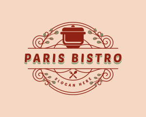 Kitchenware Pot Bistro logo design