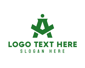 Monogram - Innovation Business Letter A logo design