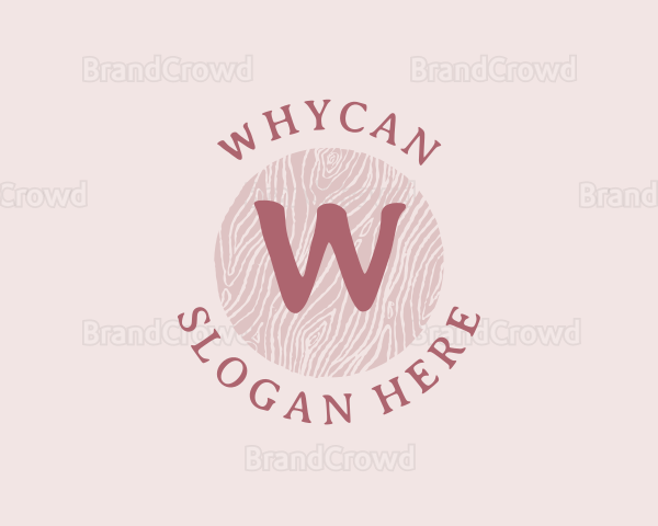 Feminine Organic Craft Boutique Logo