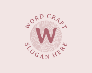 Feminine Organic Craft Boutique logo design