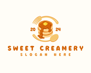 Sweet Pancake Diner logo design