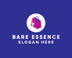 Isometric Shopping Bag logo design