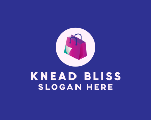 Isometric Shopping Bag logo design