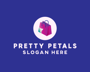 Isometric Shopping Bag logo design