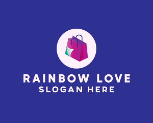 Isometric Shopping Bag logo design